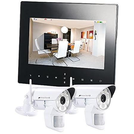 VisorTech Funkkamera Set: Digitales Überwachungssystem DSC-720.mk, 2 LED-HD-Kameras, IP-Funktion (Überwachungscameras)