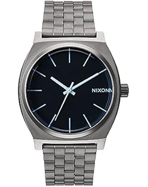 A045-1427 The Time Teller Gunmetal Blue Crystal Watch
