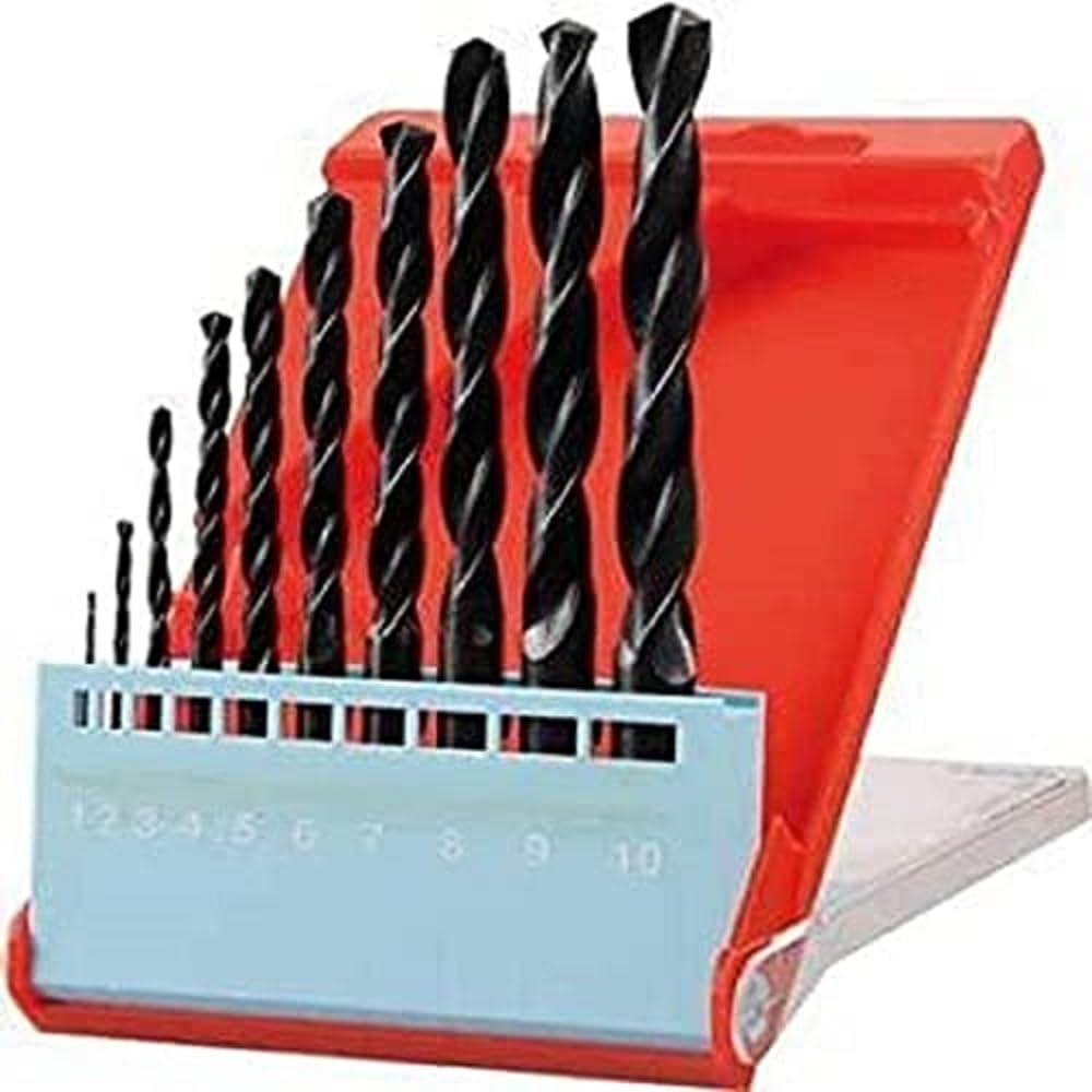 kwb HSS Metal Drill Set - Drill Set, 10 Pieces, Ø 1 to 10
