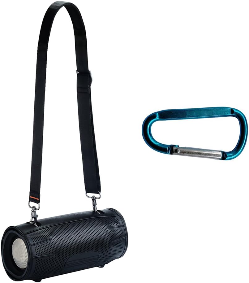 PU Case for JBL Xtreme 2 - PU Fabric Semi-Mesh Soft Travel Carry Sleeve Cover Portable Protective Bag Pouch (Black)