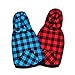 PAWZ Road Dog Coat Plaid Dog Sweater British Style Dog Vest Windproof Dog Jacket Dog Winter Clothes for Small Medium Large Dogs Red Small