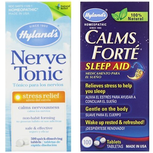 Hyland’s calms forte sleep aid & nerve tonic stress relief …