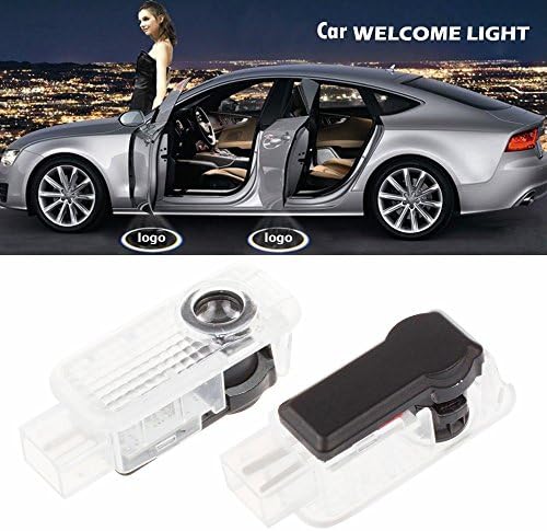 2PCS Ghost Shadow Light LED Car Door Welcome Lamp with Logo Replacement for BMW