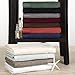 Bedford Home Ribbed Cotton 10 Piece Towel Set - Burgundy