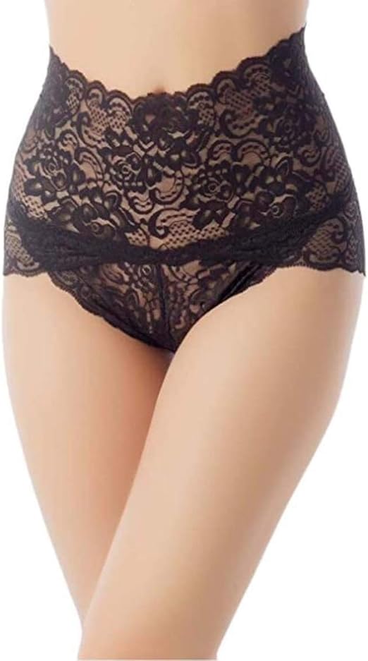 high waist lace panties