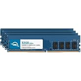 OWC 128GB (4x32GB) DDR4 3200MHz ECC UDIMM 288-pin Memory RAM | PC4-25600, ECC Unbuffered, 2Rx8, 1.2V, CL22, Compatible with Select Workstations, Servers, and NAS Systems