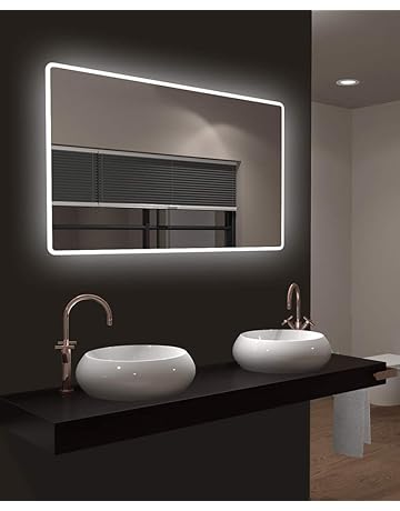 Badspiegel mit integrierter led beleuchtung