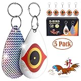 Vactas 2019 New Bird Repellent,Double-Sided Reflection Predator's Eyes and Light Reflective to Scare Birds Away Better Than Bird Spikes-Set of 5