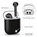 Bluetooth Earbuds Bluetooth Headphones Wireless Earbuds Wireless Headphones Mini Stereo In-Ear TWS Earpieces Earphones With Noise Cancelling Microphone for All Bluetooth Devices (Black)