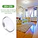 Ustellar 1000lm 13W LED Round Ceiling Lights Fixture Flush Mount,100W Incandescent Bulbs Equivalent, 10in 3000K Warm White Ceiling Lamp Indoor for Bathroom Living Room Hallway Office Bedroom Kitchen