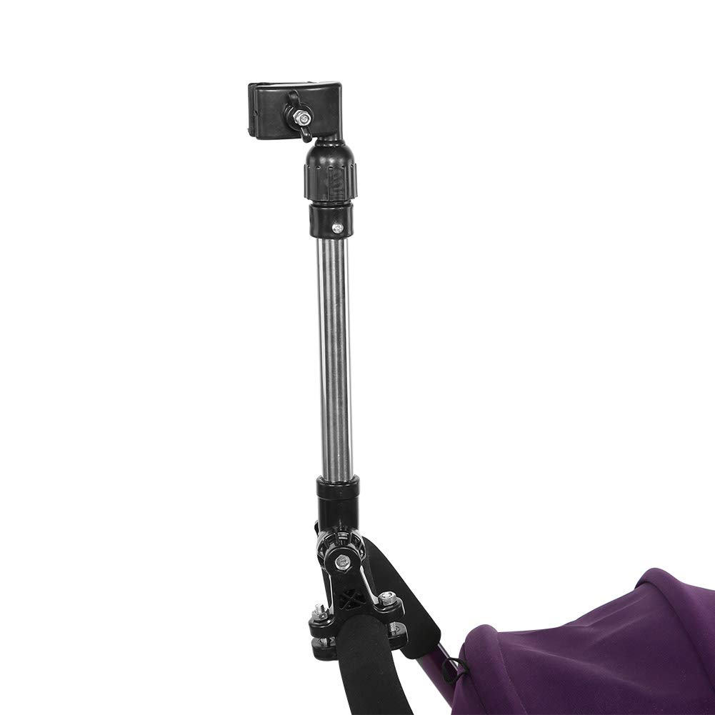 Pomya Stainless Steel Multi-Functional Umbrella Holder, 360 ° Rotated, Easy Install, for Bicycle, Baby Stroller, MBC, Pram