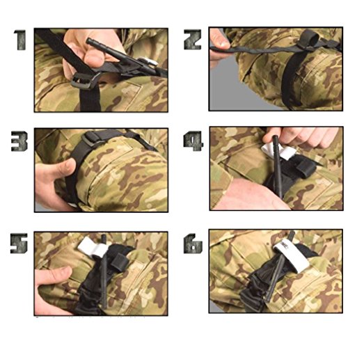 2 Pack of Tourniquets, Stops Bleeding from Life Threatening in Hunting and Hiking, Life Saving First Aid Equipment, Best for Rapid Rescue in Combat & Severe Emergencies and Blood Loss