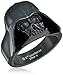 Star Wars Jewelry Men's Darth Vader 3D Stainless Steel Black IP Ring, Size 9