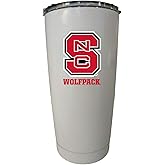 NC State Wolfpack 16 oz White Insulated Stainless Steel Tumbler White. Officially Licensed Collegiate Product