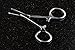 SE 3.5-Inch Stainless Steel Straight Forceps - Self-Locking, Serrated Tip for Precision Grip and Clamping - Perfect for Crafting, Fishing Tasks, Jewelry Making, and More! - 635FS