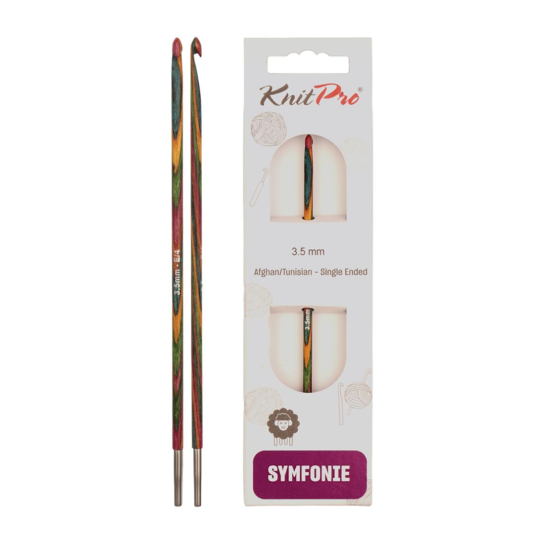 KnitPro Symfonie Afghan/Tunisian Crochet Hook | 3.50mm — image 1