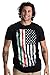 Irish-American Flag | America USA Ireland Heritage Pride Stylized Unisex T-Shirt-(Adult,XL) Black
