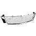 Spec-D Tuning Chrome Front Bumper Hood Grille Compatible with 2002-2006 Cadillac Escalade EST ESV