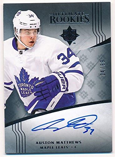 AUSTON MATTHEWS 2016/17 ULTIMATE COLLECTION RC ROOKIE AUTOGRAPH SP AUTO #24/99