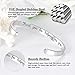 CERSLIMO Teacher Gifts Graduation Gifts Teacher Bracelet Jewelry Teach Love Inspire Cuff Bangle Appreciation Thank You Gifts from Student for Women
