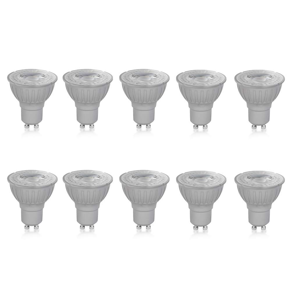 Megaman Gu10 Reflector Dimmable Led Lamp, 5 Watt, 4000K Colour Temperature, Cool White 10 Packs