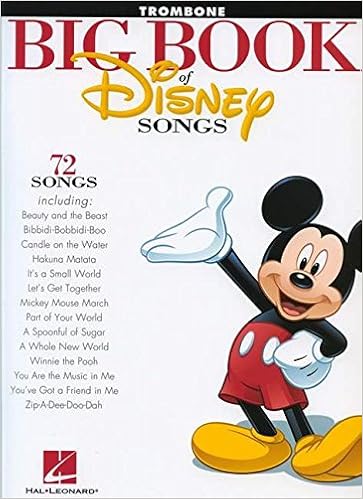 Amazon Com The Big Book Of Disney Songs Trombone Various Books