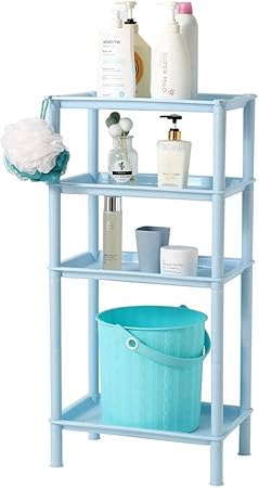 Amazon Com Rcircle Diy Bathroom Corner Storage Shelves Stand 3