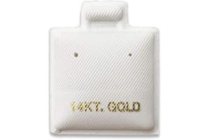 888 DISPLAY USA, INC 888 Display® Various Puff Earring Cards, Jewelry Display Pack of 100