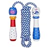 ANBET Skipping Touw voor Kind Cartoon Houten Behandelde Skipping Touw Traditionele Natuurlijke Houten Skipping Touw…