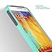 ULAK Note 3 Case, Galaxy Note 3 Case - 2in1 Slim Hybrid Soft TPU Hard Back Cover Dual Layer Protective Case for Samsung Galaxy Note 3 III N9000 All Carriers-Mint Green/Gray