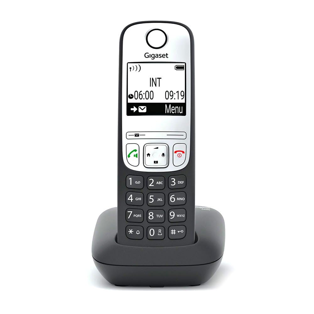 Gigaset A690 black wireless analogue DECT display hands phone book for up to 100 entries, S30852-H2810-B101