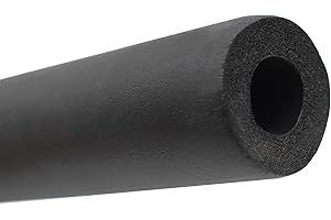 GKYZBB City Pipe Insulation Foam Tube 1.8m Foam tubing Protector of air Conditioning Pipe (25mmx9mm)