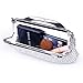 ECOSUSI Ladies Clutches Purses Crystal Rhinestone Party Evening Bags Silver