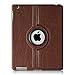 Fintie Rotating Case for iPad 4 3 2 (Old Model) - 360 Degree Rotating Smart Stand Protective Cover with Auto Wake/Sleep for iPad 4th Gen with Retina Display, iPad 3 & iPad 2, Vintage Antique Bronze