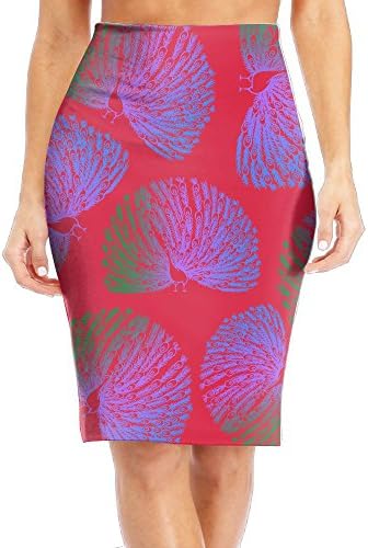 CVC Skirts Spyderco Knives Lover Women Slim Pencil Skirt High Waist The Knee Length Skirt