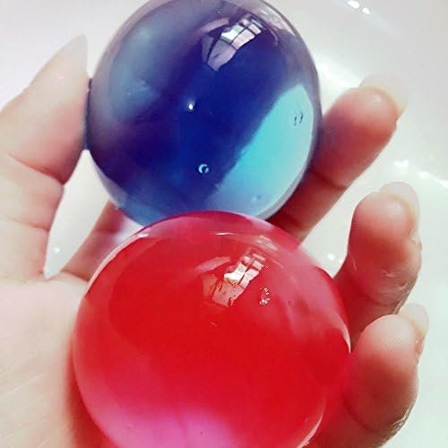 50Pcs Super Large Water Beads, Water Growing Jelly Balls, Vase Filler for Wedding Party Decoration Kids Toy Plant Crystal Soil