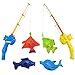 NiGHT LiONS TECH 30 Pcs Fishing Toys Set Beach Bath Fishing Game