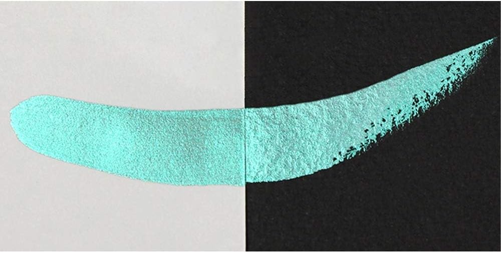 Finetec : Coliro : Pearlcolors : Mica Watercolour Paint : 30mm Refill : Lagoon C027
