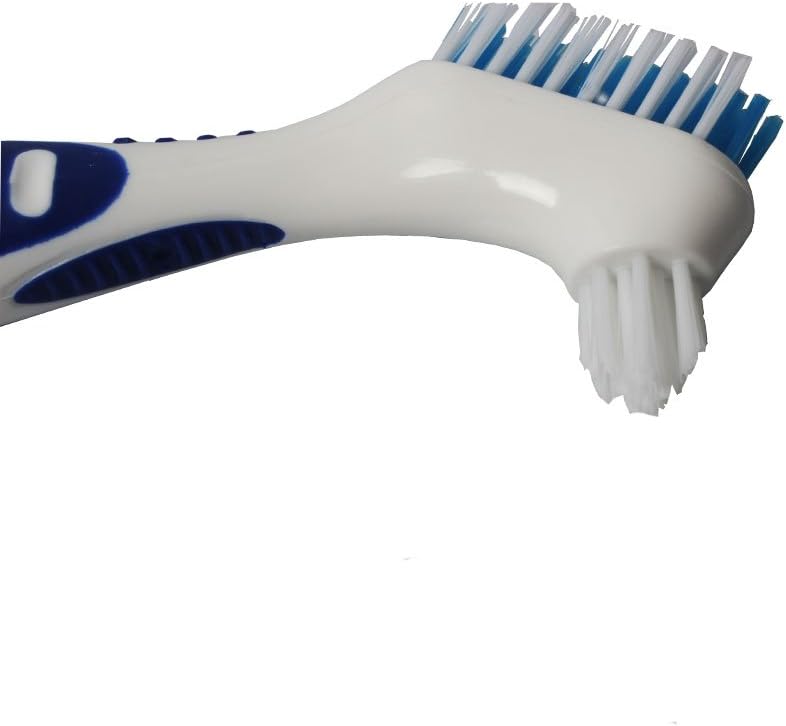 Gaodear Denture Brush Effective Denture Cleaning Brush Toothbrush False Teeth Cleaner Double Sided Denture Brushes: Health & Personal Care