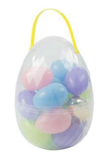 Amazoncom Jme Toys Jumbo Easter Egg Container With 18 Amazoncom Jme Toys Jumbo Easter Egg Container With 18