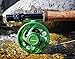 Piscifun Crest Fly Fishing Reel Large Arbor Fully Sealed Drag Saltwater CNC-machined Aluminum Alloy Fly Reel 5/6 Green