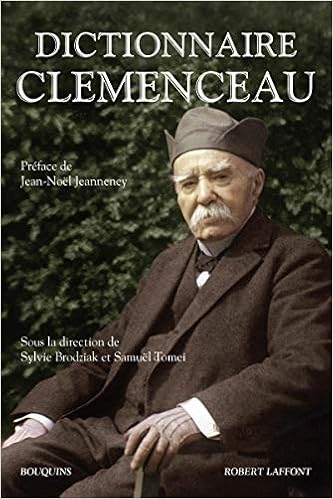 Amazon Fr Dictionnaire Clemenceau Brodziak Sylvie Tomei Samuel Jeanneney Jean Noel Livres