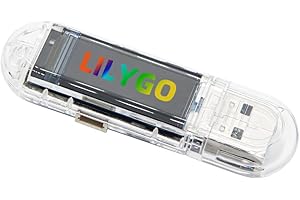 LILYGO T-Dongle-C5 ESP32-C5HR8 TTGO TF Card Development Board with 0.96 inch ST7735 IPS LCD
