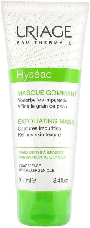 Uriage Hyséac exfoliating mask 100 Ml, Multicolour, 100 ml (Pack of 1) - Image 3