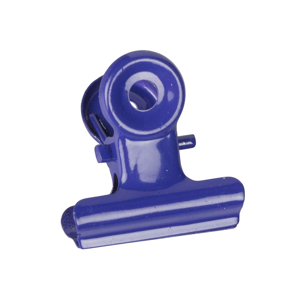 JAM PAPER Bulldog Clips - Small - 22mm - Purple - 25/Pack