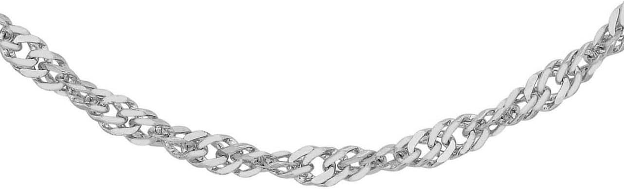 CARISSIMAGold Women's 9 ct Gold 2.1 mm Twist Curb Chain Necklace