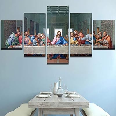 The Last Supper Painting Prints On Canvas Last Supper Wall Art