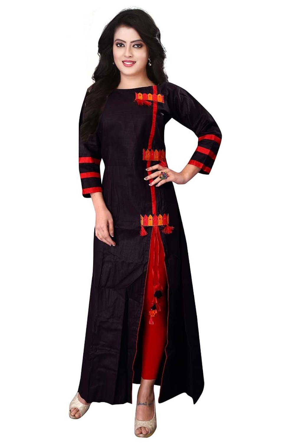 leriya fashion multicolored cotton kurti for women's.