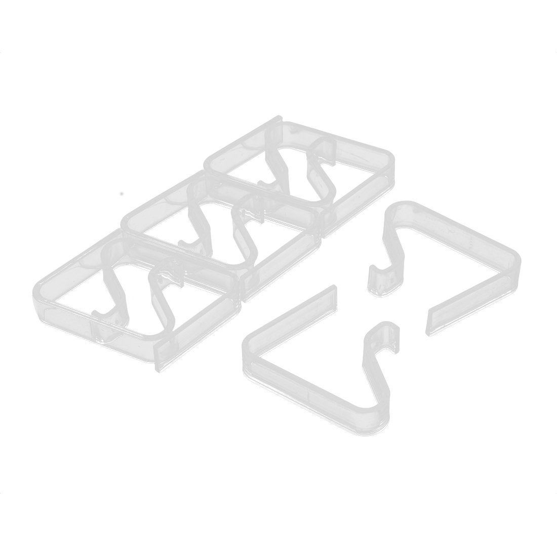 sourcing map Plastic Tablecloth Cover Runner Clip Holder 3.5-5cm Thickness 8 Pcs