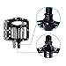 SUMGOTT MTB BMX Bike Pedals, Mountain Bicycles Pedals Flat Aluminum Alloy Platform Sealed Bearing Axle for Kid Man and Woman